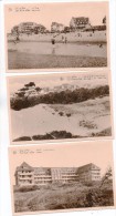 Delcampe - 30571  -  Coq    3  Cartes  -    Plage Institut - De Haan