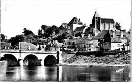 Delcampe - 36 LE BLANC - Le Pont Sur La Creuse Et L'église. - Le Blanc