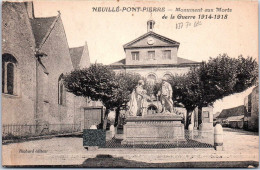 37 NEUILLE PONT PIERRE - Le Monument Aux Morts. - Neuillé-Pont-Pierre
