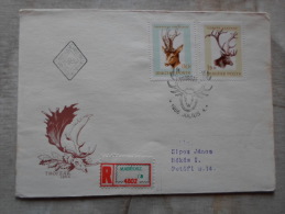 Delcampe - Hungary-  FDC - Registered Cover - Mabeosz - 1966 -Trófeák -Trophies - Hunting  Jagd Chasse   D130035 - FDC