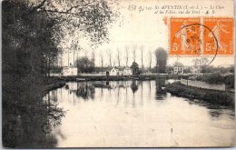 Delcampe - 37 SAINT AVERTIN - Le Cher Et Les Villas Vus Du Pont - Saint-Avertin