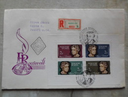 Delcampe - Hungary-  FDC - Registered Cover - Mabeosz - 1964 Eleanor Roosvelt   D130054 - FDC
