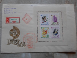 Delcampe - Hungary-  FDC - Registered Cover - Mabeosz - 1964 IMEX  -Mexico 1964  D130056 - FDC