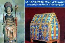 Delcampe - 63 ISSOIRE Chasse De St Austremoine Emaux Champleves Statue De St Austremoine - Issoire