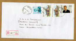 Enveloppe Cover Brief Aangetekend Registered Recommandé Taillis-Pré - Cartas & Documentos