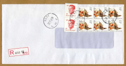 Enveloppe Cover Brief Aangetekend Registered Recommandé Buzin Gent 16 - Cartas & Documentos