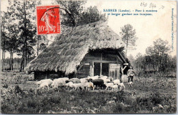 40 SABRES - Parc à Moutons Et Berger Avec Son Troupeau - Sabres