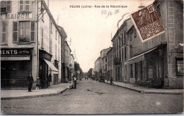 Delcampe - 42 FEURS - Rue De La République. - Feurs