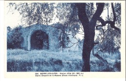 Delcampe - Berre-les-Alpes (Contes-Alpes-Maritimes)-Sation D'été-Vieille Chapelle De La Madona-Edit. Dalmasso-Café Des Touristes- - Contes