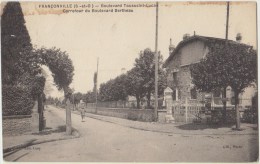 Delcampe - Cpa  95 Val D Oise Franconville Boulevard Toussaint Lucas Carrefour Du Boulevard Bertheau - Franconville