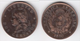 **** ARGENTINA - ARGENTINE - 2 CENTAVOS 1890 - DOS CENTAVOS 1890 LIBERTAD **** EN ACHAT IMMEDIAT - Argentine