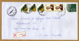 Enveloppe Cover Brief Aangetekend Registered Recommandé Dinant 1 - Cartas & Documentos