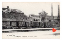 Delcampe - 02564-LE-59-LE CATEAU Après La Libération-L' Usine Simmons---------animée-wagons - Le Cateau
