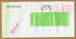 Enveloppe Cover Brief Aangetekend Registered Recommandé Crédit Agricole Banque Bruxelles 1 Brussel A-S - Cartas & Documentos