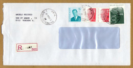 Enveloppe Cover Brief Aangetekend Registered Recommandé Péronnes-lez-Binche 1 - Cartas & Documentos