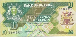 10 Shillings 1987 - Oeganda