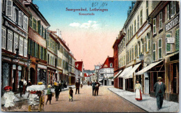 Delcampe - 57 SARREGUEMINE - Une Rue (légende En Allemand) - Sarreguemines