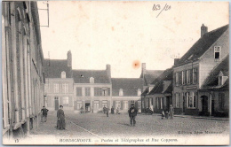 Delcampe - 59 HONDSCHOOTE - La Poste Et Rue Coppens - Hondshoote