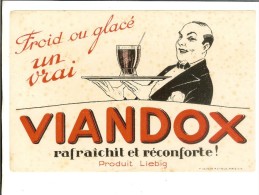 Viandox Chaud Ou Froid Années 40 Pub Colas - Suppen & Sossen