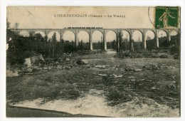 Ref 196 - L'ISLE-JOURDAIN - Le Viaduc (1917) - L'Isle Jourdain