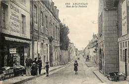 Delcampe - Depts Divers- Orne - Ref BB41 - Argentan - Rue De La Poterie - Epicerie -  Magasin Bois Braisette  A. Bosche - - Argentan