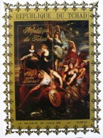 TCHAD Peinture, RUBENS,  LA MAJORITE DE LOUIS XIII.  Les Roys De France Et La Cour Royale. ** MNH Emis En 1972 - Rubens