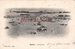 ALGERIE - DELFA - Le Marché - 1907 - 2 Scans - Djelfa