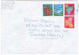 OLANDA - PAESI BASSI - NEDERLAND - PAYS BAS - 2012 - 4 Stamps - Viaggiata Da Amsterdam Per Berck Sur Mer, France - Covers & Documents