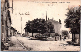 69 SAINT LAURENT DE CHAMOUSSET - Place Des Roches. - Saint-Laurent-de-Chamousset