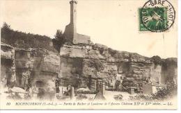 Delcampe - 10. ROCHECORBON. PARTIE DU ROCHER ET LANTERNE DE L' ANCIEN CHATEAU... - Rochecorbon