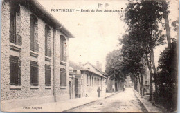 77 PONTHIERRY - L'entrée Du Pont Saint Assises. - Saint Fargeau Ponthierry