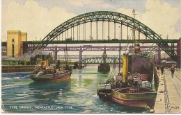 CPA-1920-ROYAUME UNI-NEWCASTLE-UPON-TYPE-TYNE BRIDGES-TBE - Newcastle-upon-Tyne