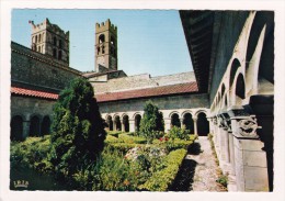 ELNE : Le Cloître (XII° Et XIV° Siècles) Et Les Clochers De La Cathédrale Sainte Eulalie - Elne