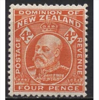 Neuseeland 1910 König Edward VII 126 A Mit Falz - Neufs