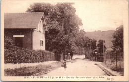 78 PORCHEVILLE - Grande Rue Conduisant à La Seine - Porcheville