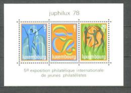 1978 LUXEMBOURG JUPHILUX SOUVENIR SHEET MICHEL: B12 MNH ** - Blocks & Sheetlets & Panes
