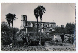 CPA    83       LORGUES              JARDINS DE NOTRE DAME ET  L EGLISE - Lorgues