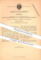 Delcampe - Original Patent - August Heybrock In Sieker Bei Bielefeld , 1883 , Dampfgebläse , Gebläse !!! - Bielefeld