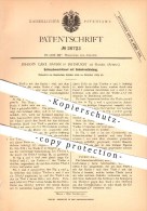 Original Patent - J.C. Bauer In Bathurst Am Gambia , Afrika , 1883 , Schraubenschlüssel Mit Gelenkverbindung , Banjul !! - Gambie