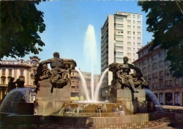 Torino - Piazza Solferino E Fontana Angelica - 72 - Formato Grande Viaggiata Mancante Di Affrancatura - Piazze