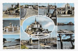 Delcampe - MULTIVUES AVEC LE MONT ST MICHEL - CARTE FORMAT CPA VOYAGEE - Saint Lo
