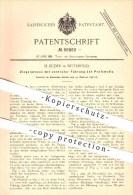 Original Patent - H. Ruder In Bitterfeld , 1896 , Ziegelpresse Mit Presswelle , Bitterfeld-Wolfen !!! - Bitterfeld