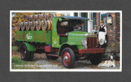 CAMION CARLSBERG MERCEDES 1928 - VOIR VERSO POUR HISTOIRE DE CE CAMION  DIMENSION DE LA CARTE 7¼ X 4 POUCES - 18 X 10 Cm - Trucks, Vans &  Lorries