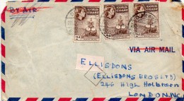 1954  LETTERA GOLD COAST - Lettres & Documents