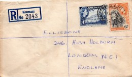 1956  LETTERA GOLD COAST - Lettres & Documents