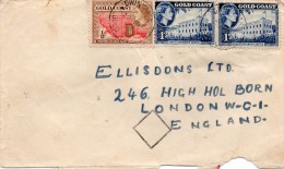 1956 LETTERA GOLD COAST - Lettres & Documents