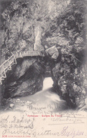 Delcampe - Vernayaz : Gorges Du Trient - Oblitérée AMBULANT No 8,  Le 15.VI.1905 - A Destination De OSNABRÜK - Trient