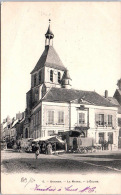 Delcampe - 89 BRIENON - La Mairie - L'église (marché) - Brienon Sur Armancon