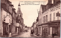 Delcampe - 89 BRIENON SUR ARMANCON - La Grande Rue Depuis La Place - Brienon Sur Armancon