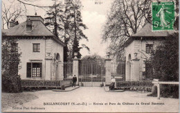 91 BALLANCOURT - Entrée Du Parc Du Château Du Grand Soussaye - Ballancourt Sur Essonne